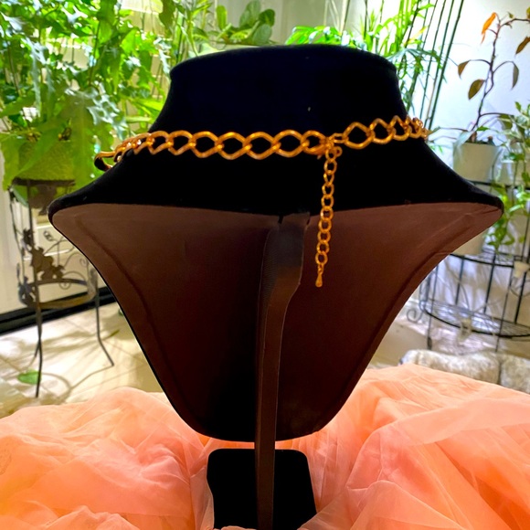 RHINESTONE LINK NECKLACE - Picture 4 of 6